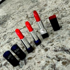 Limited edition unused red dior lipsticks
